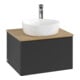 V&B Waschtischunterschrank mit Frontstruktur Antao 60x36x50cm, HL, WBP hon. Oa, bla m Lac-1