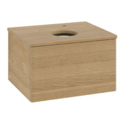V&B Waschtischunterschrank mit Frontstruktur Antao 60x36x50cm, HL, WBP hon. Oa, hon. Oa-3