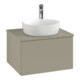 V&B Waschtischunterschrank mit Frontstruktur Antao 60x36x50cm, HL, WBP Lac, Anthrac. m Lac-1