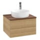V&B Waschtischunterschrank mit Frontstruktur Antao 60x36x50cm, HL, WBP w. wal, hon. Oa-3