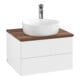 V&B Waschtischunterschrank mit Frontstruktur Antao 60x36x50cm, HL, WBP w. wal, wh. m Lac-4