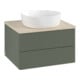 V&B Waschtischunterschrank mit Frontstruktur Antao 60x36x50cm, WBP botti., lea gre. m Lac-4