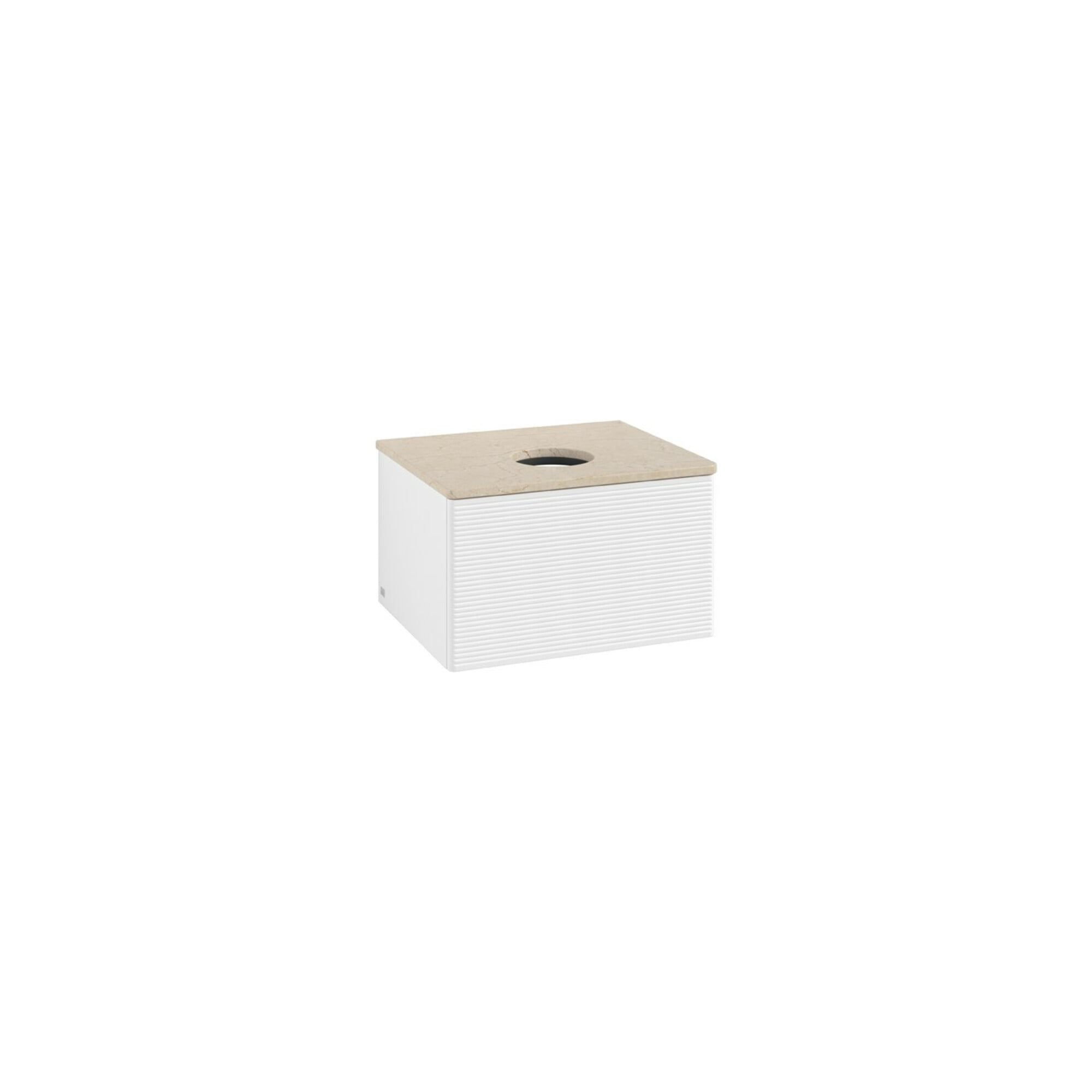 V&B Waschtischunterschrank mit Frontstruktur Antao 60x36x50cm, WBP-farbe botti., wh. m Lac ; Villeroy & Boch