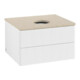 V&B Waschtischunterschrank mit Frontstruktur Antao 60x36x50cm, WBP-farbe botti., wh. m Lac-4