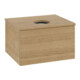 V&B Waschtischunterschrank mit Frontstruktur Antao 60x36x50cm, WBP-farbe hon. Oa, honey oak-1