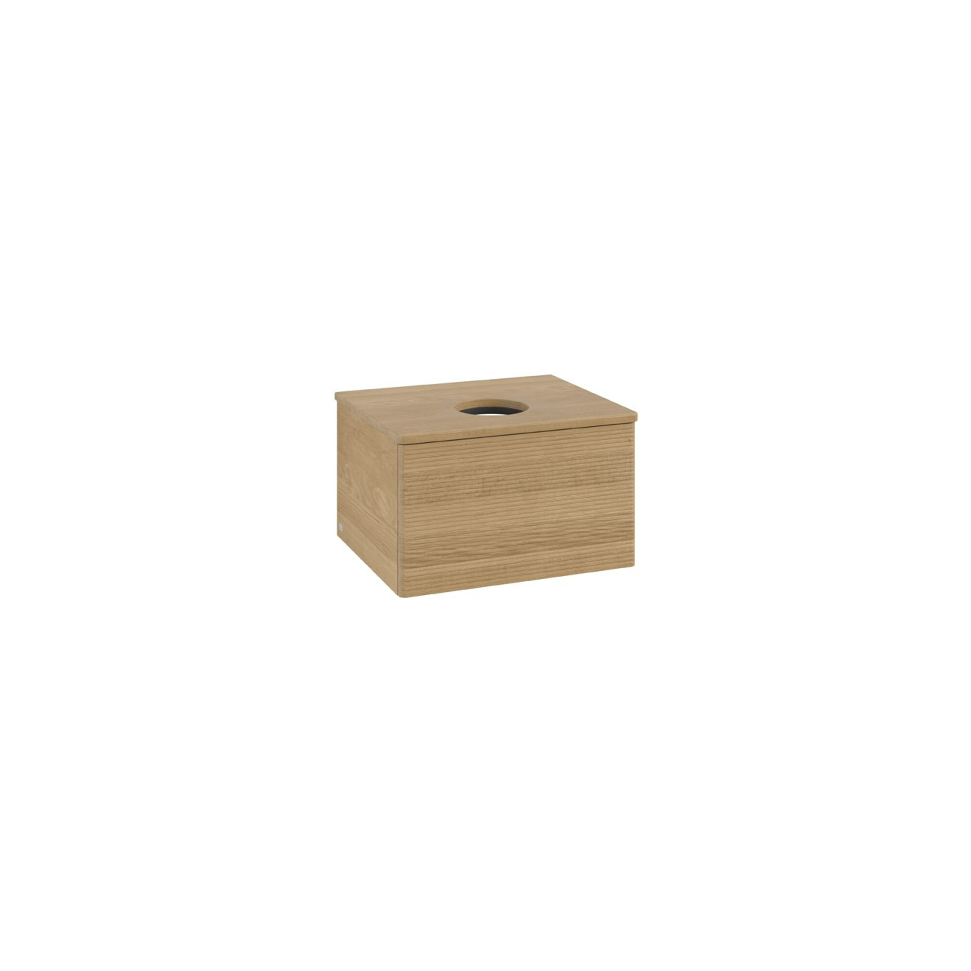 V&B Waschtischunterschrank mit Frontstruktur Antao 60x36x50cm, WBP-farbe hon. Oa, honey oak ; Villeroy & Boch