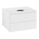 V&B Waschtischunterschrank mit Frontstruktur Antao 60x36x50cm, WBP-farbe Lac, wh. m lacquer-3