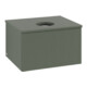 V&B Waschtischunterschrank mit Frontstruktur Antao 60x36x50cm, WBP Lac, lea gre. m Lac-1