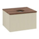 V&B Waschtischunterschrank mit Frontstruktur Antao 60x36x50cm, WBP w. wal, si Gr m Lac-3