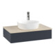 V&B Waschtischunterschrank mit Frontstruktur Antao 80x19x50cm, HL, WBP botti., md bl. m Lac-3
