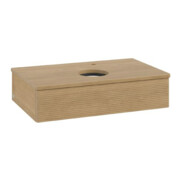 V&B Waschtischunterschrank mit Frontstruktur Antao 80x19x50cm, HL, WBP hon. Oa, hon. Oa