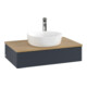 V&B Waschtischunterschrank mit Frontstruktur Antao 80x19x50cm, HL, WBP hon. Oa, md b m Lac-3