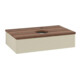 V&B Waschtischunterschrank mit Frontstruktur Antao 80x19x50cm, HL, WBP w. wal, si Gr m Lac-3