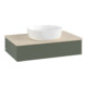 V&B Waschtischunterschrank mit Frontstruktur Antao 80x19x50cm, WBP botti., lea gre. m Lac-3