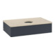 V&B Waschtischunterschrank mit Frontstruktur Antao 80x19x50cm, WBP botti., md bl. m Lac-3