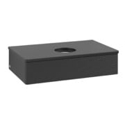 V&B Waschtischunterschrank mit Frontstruktur Antao 80x19x50cm, WBP-farbe Lac, bla m lacquer