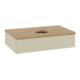 V&B Waschtischunterschrank mit Frontstruktur Antao 80x19x50cm, WBP hon. Oa, si Gr m Lac-3