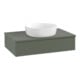 V&B Waschtischunterschrank mit Frontstruktur Antao 80x19x50cm, WBP Lac, lea gre. m Lac-1