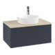 V&B Waschtischunterschrank mit Frontstruktur Antao 80x36x50cm, HL, WBP botti., md bl. m Lac-3
