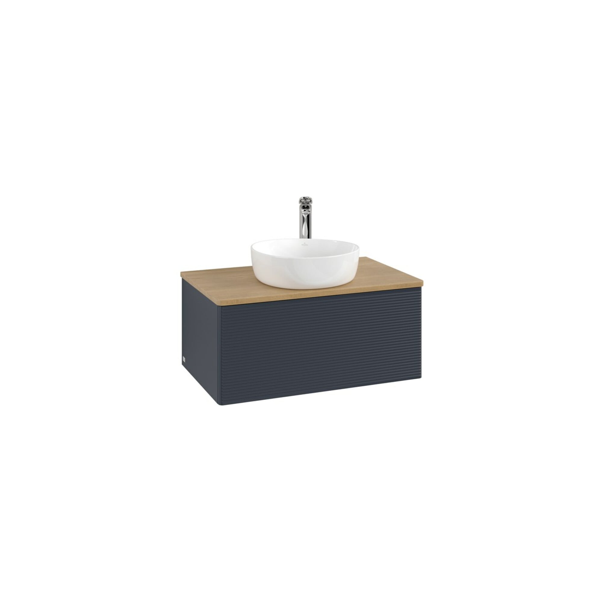 V&B Waschtischunterschrank mit Frontstruktur Antao 80x36x50cm, HL, WBP hon. Oa, md b m Lac ; Villeroy & Boch
