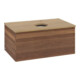 V&B Waschtischunterschrank mit Frontstruktur Antao 80x36x50cm, HL, WBP hon. Oa, w. wal-3