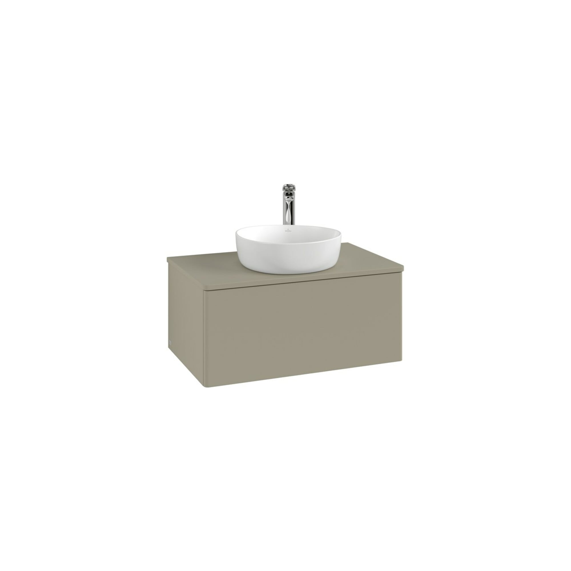 V&B Waschtischunterschrank mit Frontstruktur Antao 80x36x50cm, HL, WBP Lac, si Gr m Lac ; Villeroy & Boch