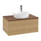 V&B Waschtischunterschrank mit Frontstruktur Antao 80x36x50cm, HL, WBP w. wal, hon. Oa-3
