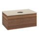 V&B Waschtischunterschrank mit Frontstruktur Antao 80x36x50cm, WBP-farbe botti., w. walnut-3