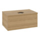 V&B Waschtischunterschrank mit Frontstruktur Antao 80x36x50cm, WBP-farbe hon. Oa, honey oak-1
