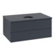 V&B Waschtischunterschrank mit Frontstruktur Antao 80x36x50cm, WBP-farbe Lac, md bl. m Lac-3