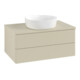 V&B Waschtischunterschrank mit Frontstruktur Antao 80x36x50cm, WBP-farbe Lac, si Gr m Lac-3
