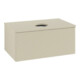 V&B Waschtischunterschrank mit Frontstruktur Antao 80x36x50cm, WBP-farbe Lac, si Gr m Lac-1