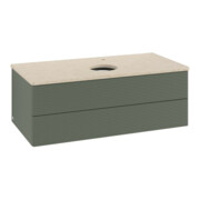V&B Waschtischunterschrank mit Frontstruktur -Beleuchtung Antao 100x36x50cm, HL, WBP botti., le g. m Lac