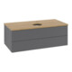 V&B Waschtischunterschrank mit Frontstruktur -Beleuchtung Antao 100x36x50cm, HL, WBP hon. Oa, A m Lac-3