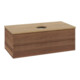 V&B Waschtischunterschrank mit Frontstruktur -Beleuchtung Antao 100x36x50cm, HL, WBP hon. Oa, w. wal-3