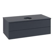 V&B Waschtischunterschrank mit Frontstruktur -Beleuchtung Antao 100x36x50cm, WBP-farbe Lac, md bl. m Lac-3