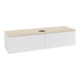 V&B Waschtischunterschrank mit Frontstruktur -Beleuchtung Antao 160x50cm, HL, WBP botti., glo wh. Lac-1