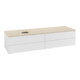 V&B Waschtischunterschrank mit Frontstruktur -Beleuchtung Antao 160x50cm, HL, WBP botti., glo wh. Lac-1