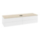 V&B Waschtischunterschrank mit Frontstruktur -Beleuchtung Antao 160x50cm, HL, WBP botti., wh. m Lac-1