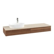 V&B Waschtischunterschrank mit Frontstruktur -Beleuchtung Antao 160x50cm, HL, WBP-farbe botti., w. wal-4