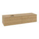 V&B Waschtischunterschrank mit Frontstruktur -Beleuchtung Antao 160x50cm, HL, WBP-farbe hon. Oa, hon. Oa-1