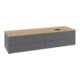V&B Waschtischunterschrank mit Frontstruktur -Beleuchtung Antao 160x50cm, HL, WBP hon. Oa, A m Lac-4