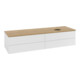 V&B Waschtischunterschrank mit Frontstruktur -Beleuchtung Antao 160x50cm, HL, WBP hon. Oa, glo wh. Lac-1