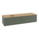 V&B Waschtischunterschrank mit Frontstruktur -Beleuchtung Antao 160x50cm, HL, WBP hon. Oa, le gre. m Lac-3