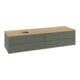 V&B Waschtischunterschrank mit Frontstruktur -Beleuchtung Antao 160x50cm, HL, WBP hon. Oa, le gre. m Lac-3