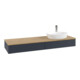 V&B Waschtischunterschrank mit Frontstruktur -Beleuchtung Antao 160x50cm, HL, WBP hon. Oa, md bl. m Lac-3