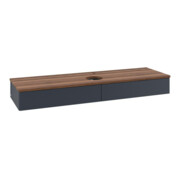 V&B Waschtischunterschrank mit Frontstruktur -Beleuchtung Antao 160x50cm, HL, WBP w. wal, md bl. m Lac-3