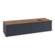 V&B Waschtischunterschrank mit Frontstruktur -Beleuchtung Antao 160x50cm, HL, WBP w. wal, md bl. m Lac-3