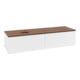 V&B Waschtischunterschrank mit Frontstruktur -Beleuchtung Antao 160x50cm, HL, WBP w. wal, wh. m Lac-3