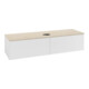 V&B Waschtischunterschrank mit Frontstruktur -Beleuchtung Antao 160x50cm, WBP-farbe botti., glo wh. Lac-3